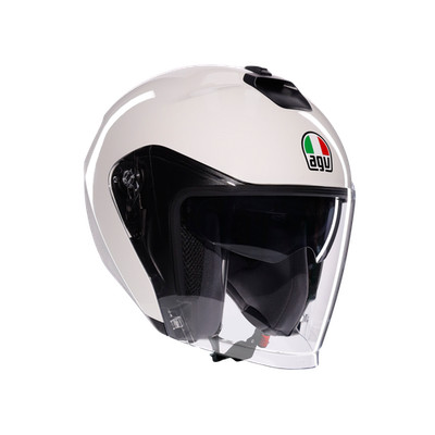 Jethelm AGV IRIDES Mono Materia White