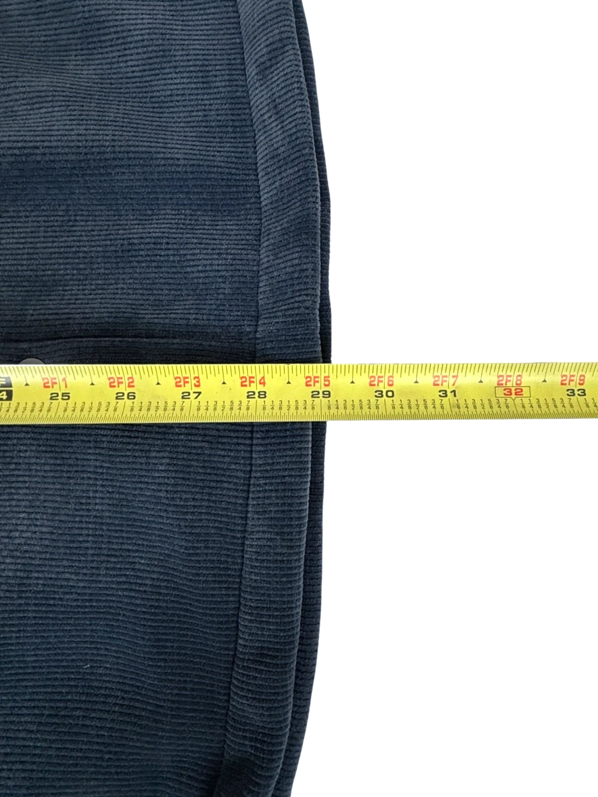 Copper & Oak Mens Shirt Jacket Medium Blue Ribbed Stretch Shacket NWT - product detail image 7