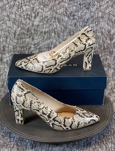 Cole Haan MC Pump 75 Heel Size 9.5 Python Rama Print