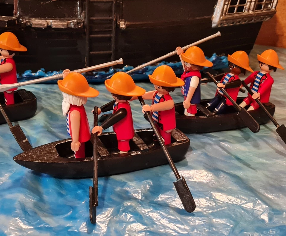 PLAYMOBIL CUSTOM WHALING SHIP UNIQUE - Image 4 of 4