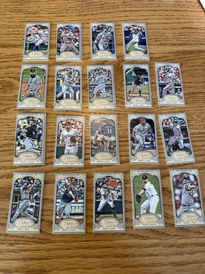 2012 Topps Gypsy Queen Mini Straight Cut Back Lot of 19