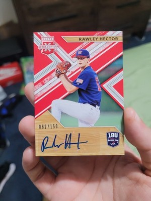 2019 PANINI ELITE EXTRA EDITION RAWLEY HECTOR AUTO AUTOGRAPH #62/150