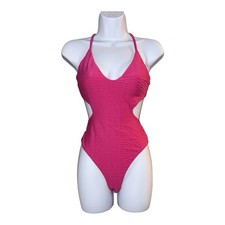Victoria s Secret The Cut-Out Cheeky One-Piece Swimsuit Small NWT 55 MSRP