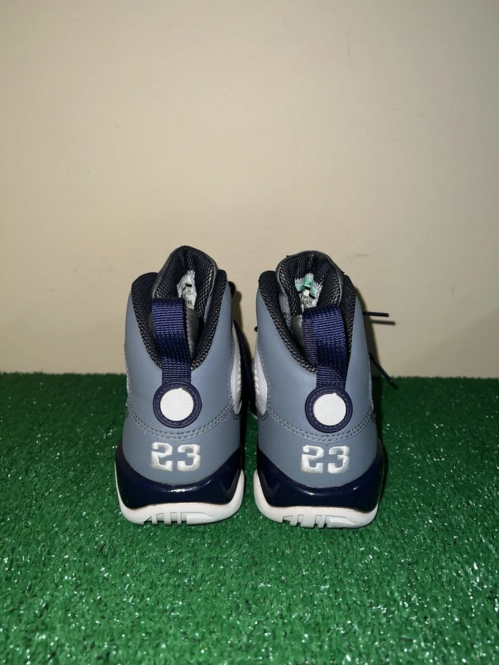 Nike Air Jordan Retro 9 GS Imperial Púrpura Gris Blanco 537736-109 Talla 5.5Y Foto 4 de 4