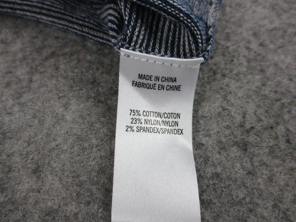 Suéter masculino Theory pequeno azul cinza manga curta gola pulôver camisa de malha - Imagem 4 de 4