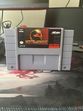 Mortal Kombat Super Nintendo SNES Game Cartridge Tested Authentic