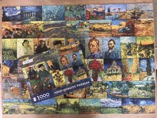 Vincent van Gogh Mini zdjęcia Kolaż 1000 elementów Plastikowe puzzle Plakat