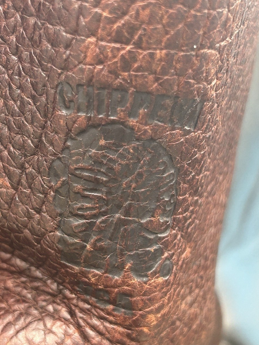 Chippewa Men 12 Bison Leather Cowboy Work Boots 29555 USA  display picture 3
