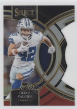 2023 Panini Select Premier Level Black & Red Prizm Die-Cut Deuce Vaughn 0e2x