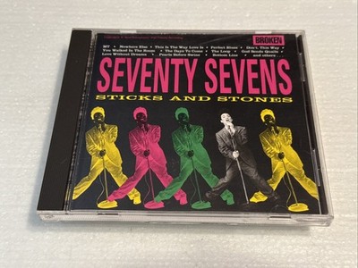THE SEVENTY SEVENS/77S Sticks And Stones (CD, 1990, Broken Records)