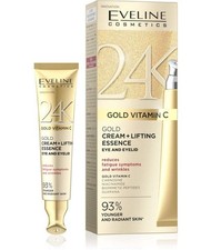 Eveline 24K Gold Vitamin C Gold Cream Plus Lifting Essence Eyes And Eyelids