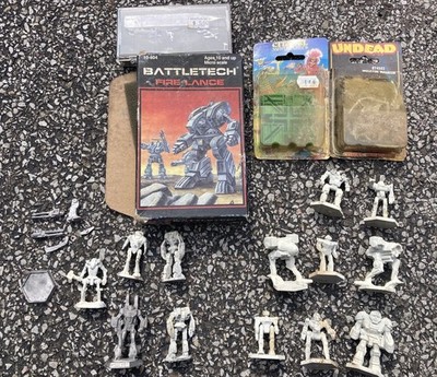 Battletech Ral Partha Fire Lance Vintage. 10-804 w extras citadel undead