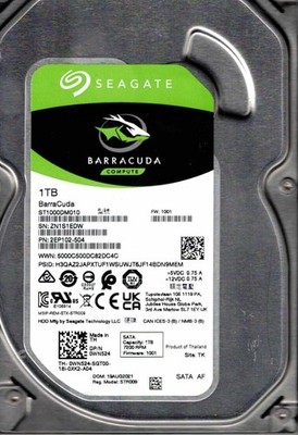 ST1000DM010, 2EP102-504, 1001, TK, ZN1S, SEAGATE 1TB AUG 2021 | eBay
