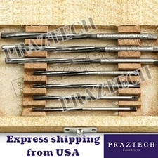 7pcs Set HSS Valve Stem Guide Reamer Spiral Fixed (4-7mm) DIY Workshop hand tool