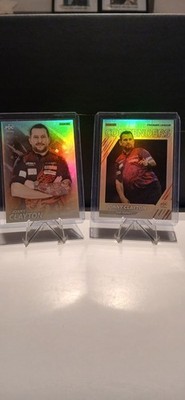 2x Jonny Clayton PDC Panini Dart Premiere League Sammelkarte #BA-06 / #CON-11