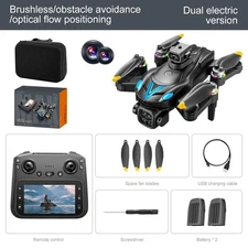 6K Dual Camera Brushless Drone 50X Zoom Optical Flow Foldable RC Quadcopter