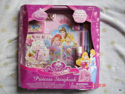 Disney Make Your Own Princess Storybook New in The Package