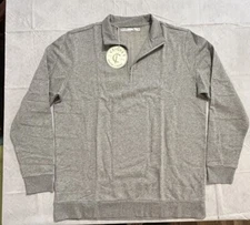 NWT Criquet Men’s XL 1/4 Zip Golf Long Sleeve Mock Neck Sweatershirt Pullover