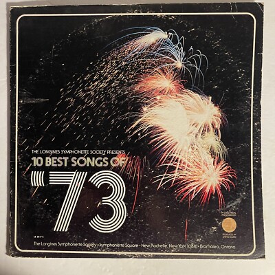 The Longines Symphonette   10 Best Songs Of '73 Vinyl, LP 1973 Longines Symphone