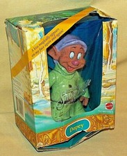 DOPEY DOLL MATTEL 1992 WALT DISNEY SNOW WHITE SEVEN DWARFS CHANGE COLOR WATER*