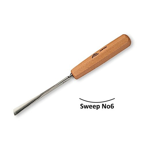 Stubai 550610 Woodcarving Chisel 10mm Type 6 Long/polished