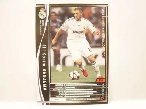 Panini WCCF 2009-10 Karim Benzema 1987 France　No.11 Real Madrid CF La Liga #333
