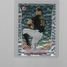 2014 BOWMAN PROSPECTS BASEBALL SILVER ICE PARALLEL BRANDON CUMPTON #BP81