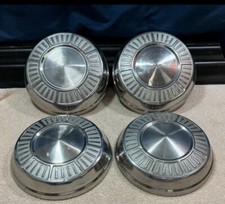 4vintageoem 1960s Mopar Hardtopsedanwagontruck Poverty Dog Dish Hubcaps 4vintageoem 1960s Mopar Hardtopsedanwagontruck Poverty Dog Dish Hubcaps