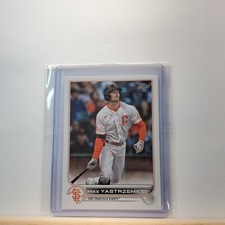 2022 TOPPS Series 1 Mike Yastrzemksi base last name spelling wrong # 103