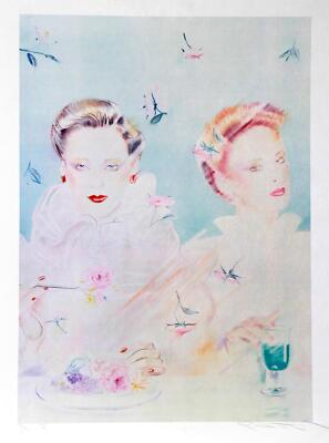 Pater Sato, Tea for Two, Lithograph, signed in and numbered in pencil