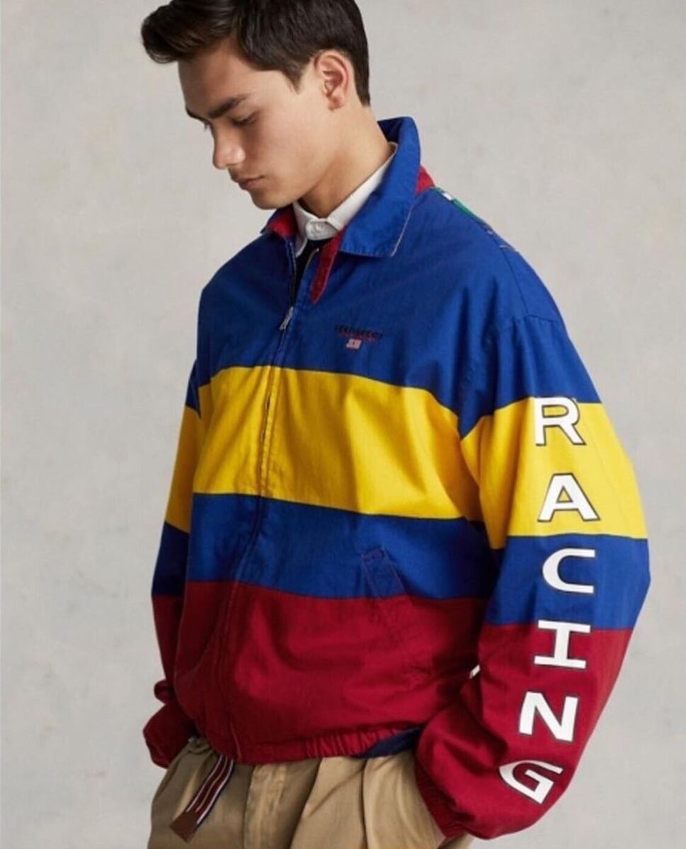 Polo Ralph Lauren Cycle Racing Jacket Size Large NWT Crest Polo Ralph Lauren Cycle Racing Jacket Size Large NWT Crest