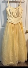 Jessica McClintock Yellow Formal Dress Size 5/6