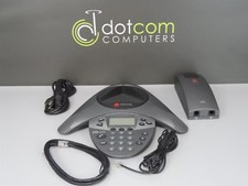Polycom SoundStation Conference Phone VTX 1000 2201-07142-001 w/Power Supply