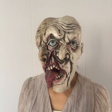 Cosplay Zombie Grande Naso Rosso Joker Maschere Demoniache Tripli Occhi Mostro Maschera Halloween