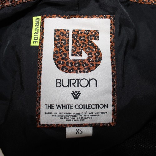Pantalón Esquí Burton The White Collection Talla XS x 32 Negro Forrado Bolsillos 100% Poli - Imagen 9 de 16