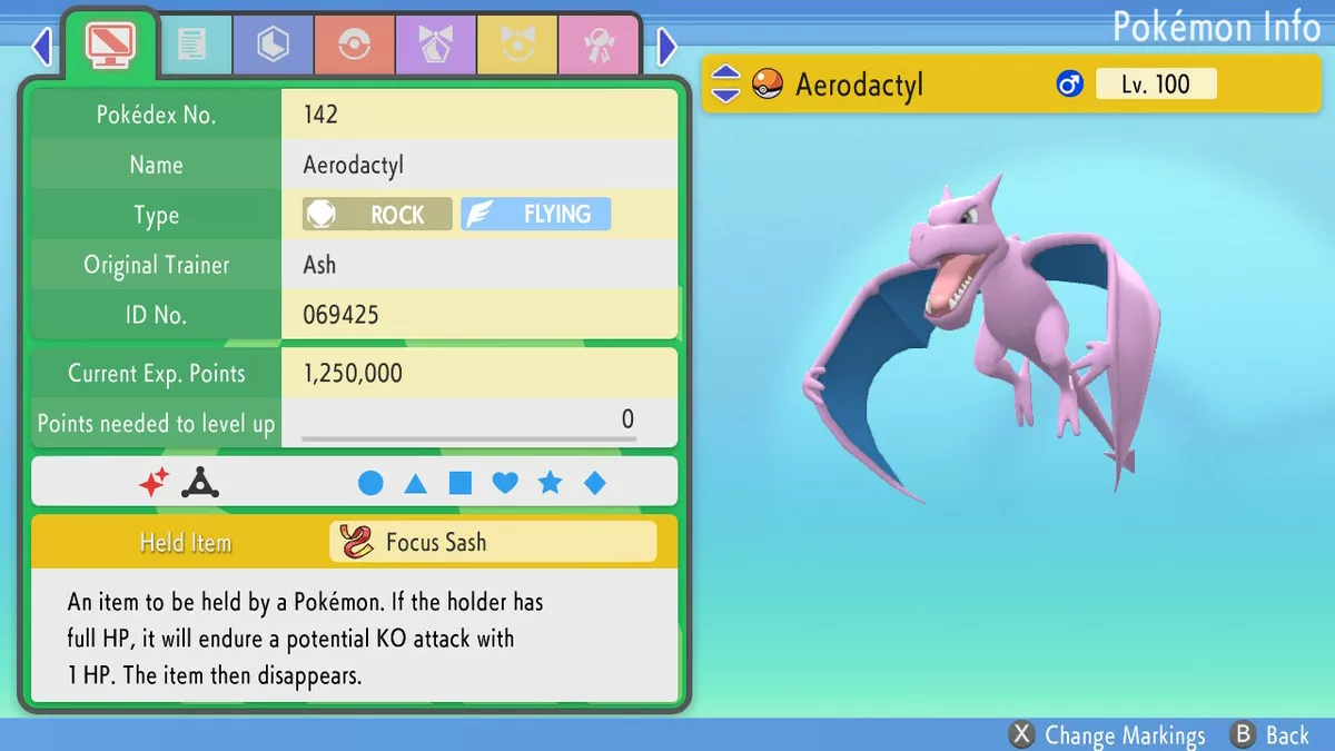 💎Pokemon Brilliant Diamond & Shining Pearl Aerodactyl ✨Ultra Shiny 6IV  Jolly