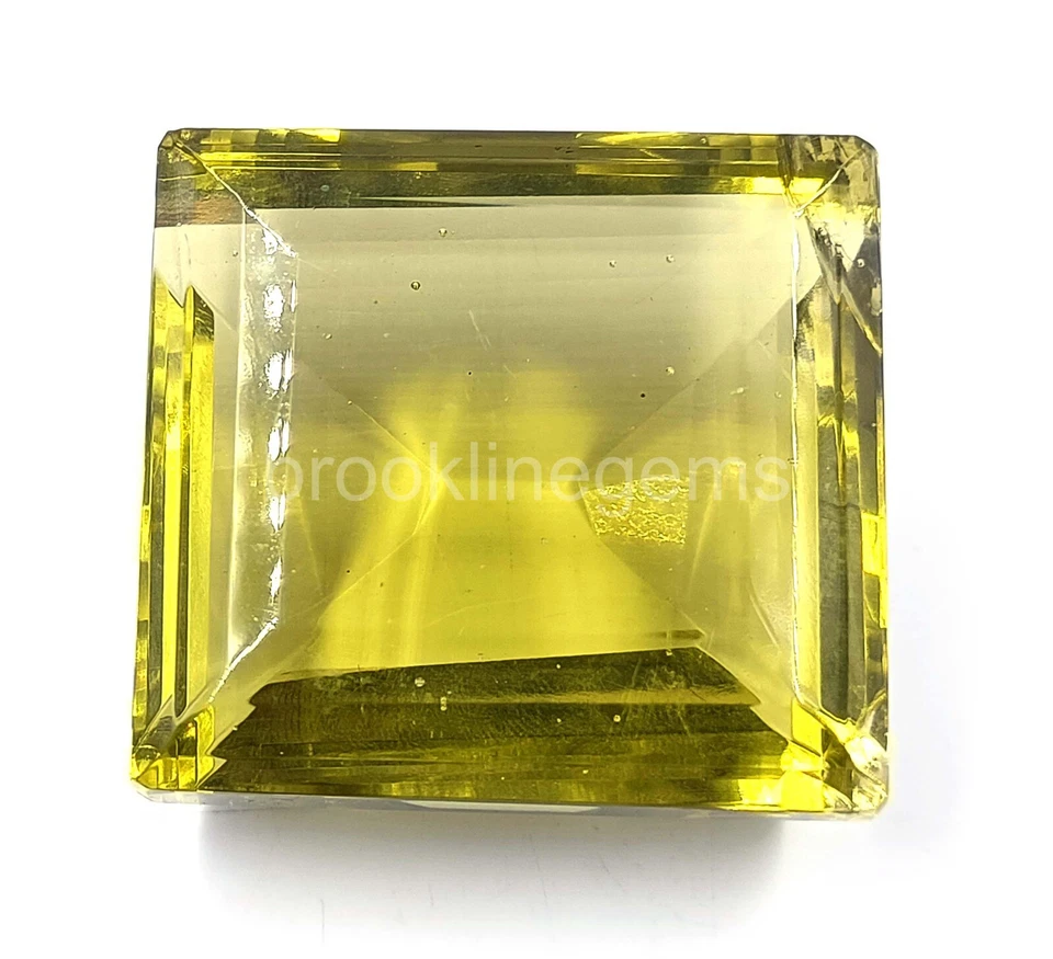 FORMA CUADRADA 402,5 CT GRANATE VERDE CERTIFICADO EGL PIEDRA PRECIOSA SUELTA 5ARR Foto 3 de 4