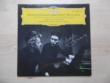 Christoph Eschenbach Karajan autograph signed LP cover "Beethoven" vinyl