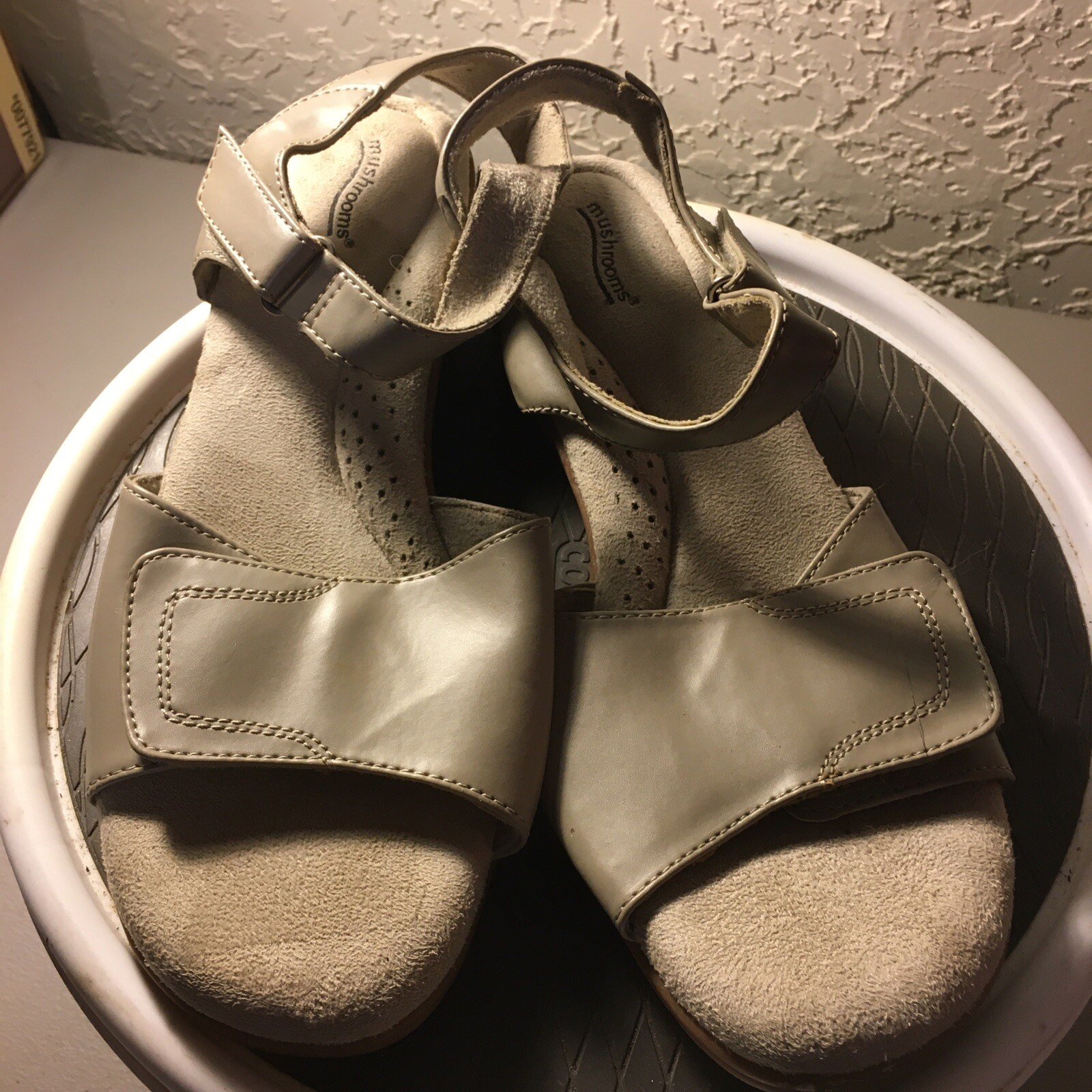 APL Sandali donna FUNGHI marrone chiaro 9 5 M. a537