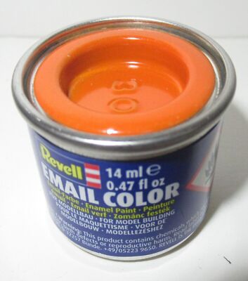Revell Email Color- Enamel Orange Gloss #30 (14ml) #32130 NEW