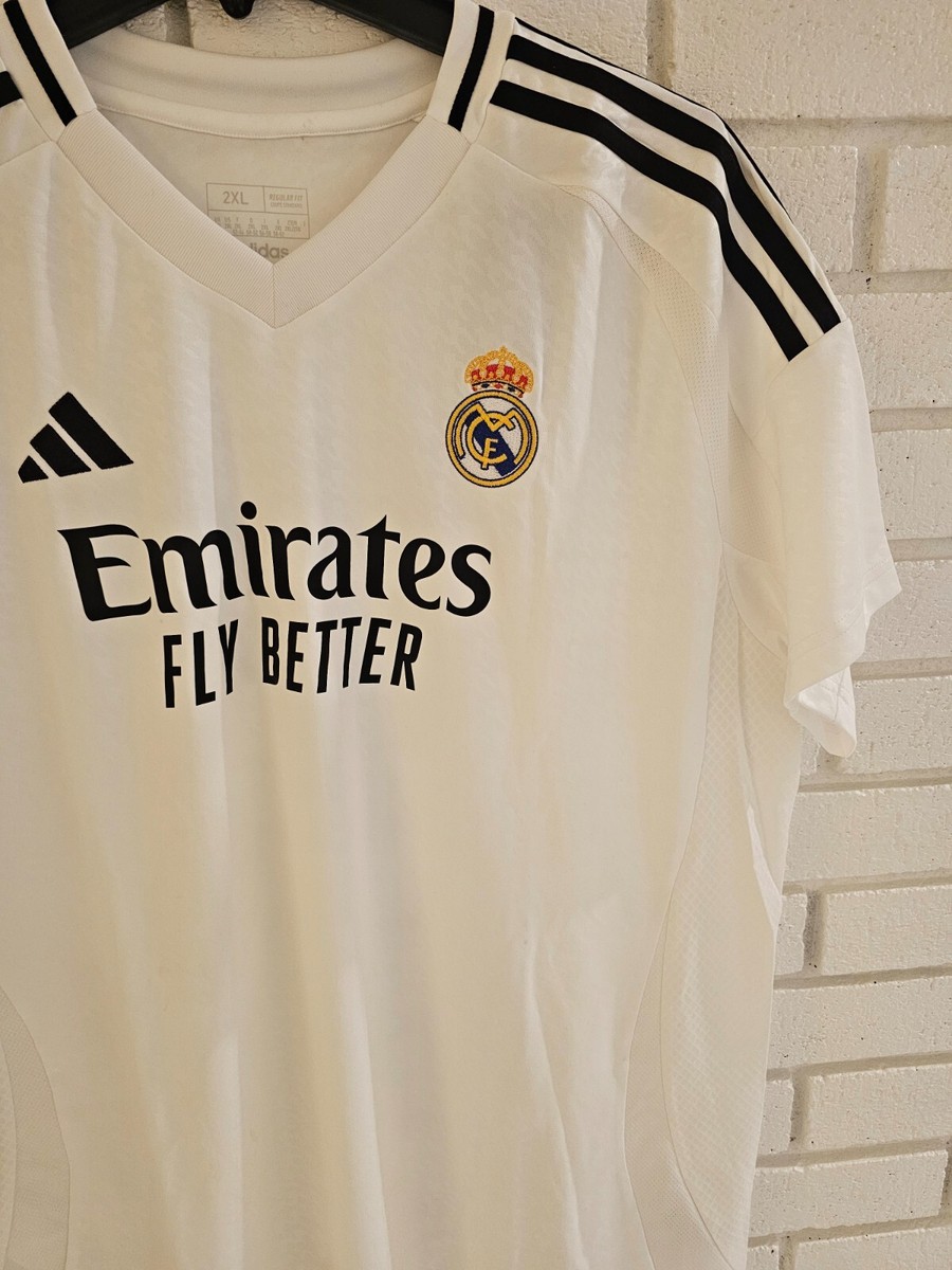 ADIDAS Soccer Real Madrid 24/25 Home Jersey FOR WOMEN SZ 2XL
