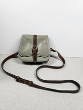 Latico Small Leather Crossbody Bag Taupe Brown Adjustable Strap