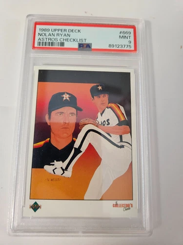 1989 Upper Deck Nolan Ryan #669 PSA 9 Houston Astros