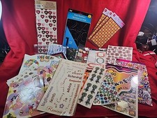Huge Lot Of Scrapbook Crafting Stickers Assorted Makers and Themes See Pics 