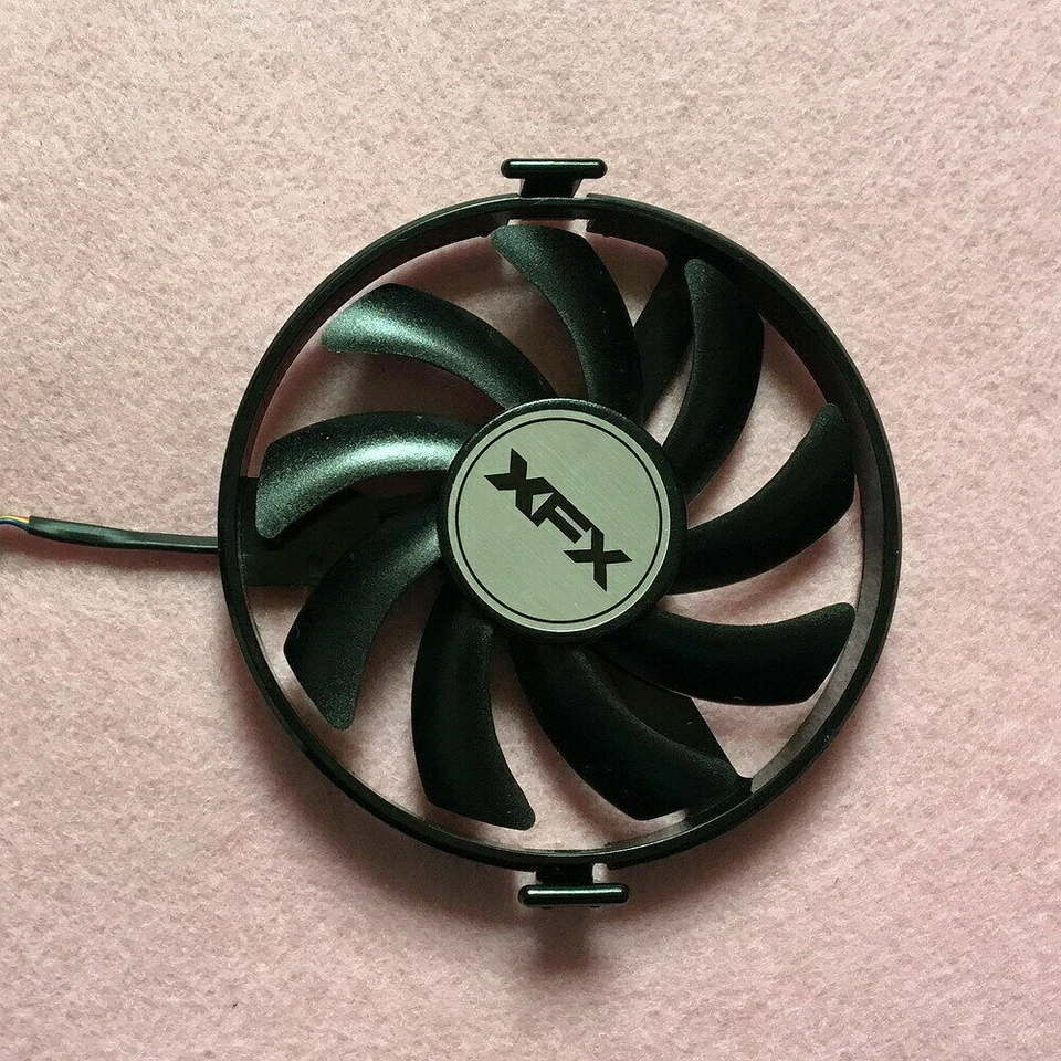 Pair Fans Cooler Fan For XFX R9 370 380 370X 380X R7 370 360 FDC10U12S9-C 92mm - Image 3 of 4