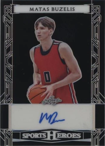 2024 Leaf Metal Sports Heroes - Matas Buzelis #BA-MB1