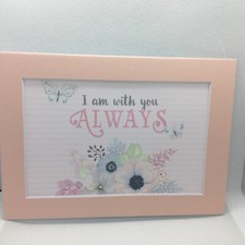 New Handmade 5x7 Matted 4x6 Inspirational Floral Nature Always Free Ship 531