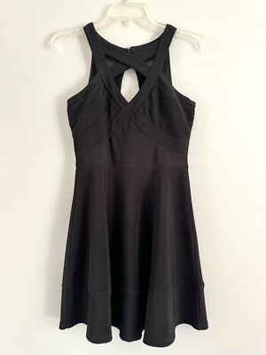 emerald sundae dress black Emerald Sundae Juniors' Ruched Side-Slit Slim Gown - Black