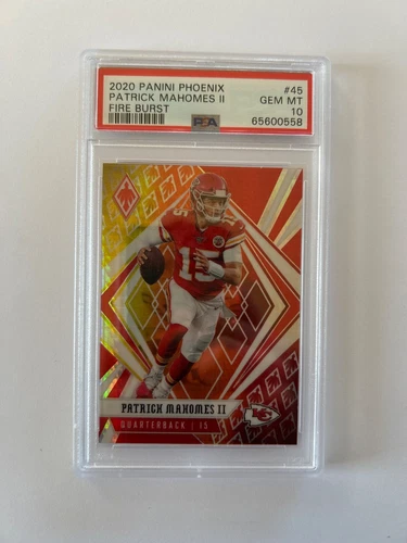 Patrick Mahomes fire blast PSA 10