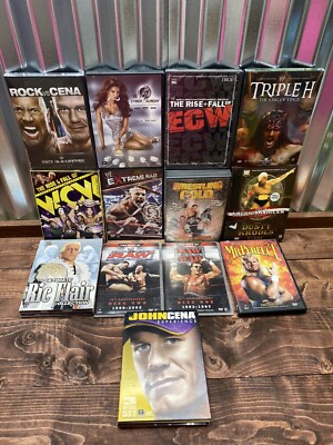 Wrestling DVD Lot of 13 - WWF, WCW - Box Sets - See Photos For